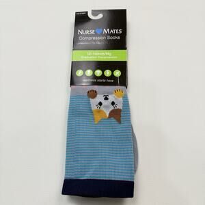 Nurse Mates Compression Socks Peeking‎ Kitty 12-14 mm/hg Graduated Compression